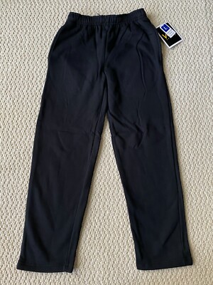 NWT Boy's VOS Solid Black Warm Heavyweight Sweatpants Pants