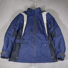 BMW Motorrad Jacket Adult XS Tourance 2 Padded Coat Full Zip Performance Blue