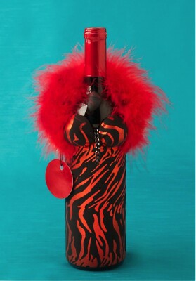 Bottle Babes Wine Bottle Cover Biker Chic