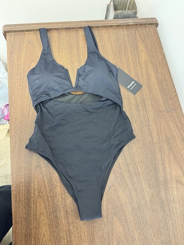 Meyeeka Womens One Piece Swimsuits Tummy Control Bathing Suit Push Up SZ S - Picture 4 of 5