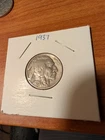 1937 P Philadelphia Buffalo Nickel Full Date Horn Visible