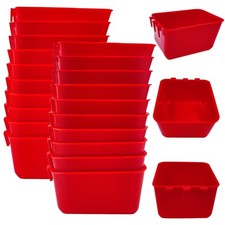 20 Pcs Chicken Coop Feeder Water Cup,16 oz Cage Cups Chicken Feeder Waterer, ...