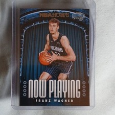 Panini 2021-22 NBA Hoops Now Playing Franz Wagner #8 Insert Orlando Magic