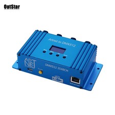ARTNET RDM 4-Port Output DMX512 Controller 2048CH Artnet to DMX Adapter sz