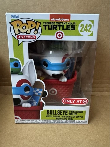 Funko Pop! Vinyl Bullseye Ninja Mask Leo TMNT #242 Target Exclusive Ad Icons