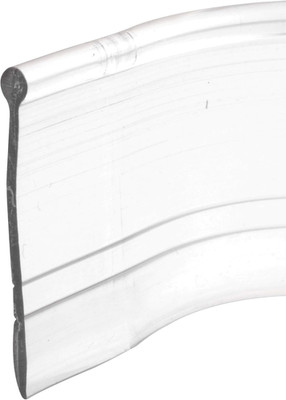 M 6184 Vinyl Shower Door Bottom Sweep, 37 In. X 1 In. Strip, Clear (Single Pack)