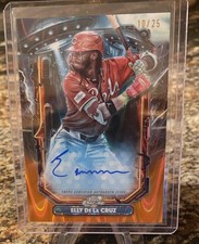 2025 Topps Cosmic Chrome Extraterrestrial Elly De La Cruz Auto /25