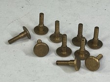 Messing Klemmschrauben Paket 10 x 2BA Vintage Rändelschrauben Radio Vintage NOS