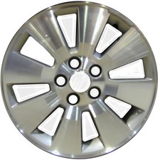 Used Machined and Painted Silver Aluminum Wheel 17 x 7.5 6L9Z1007GA