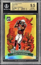 2025 Donruss Optic Larry Fitzgerald Downtown Gold 8/10 #22 BGS 9.5 SSP