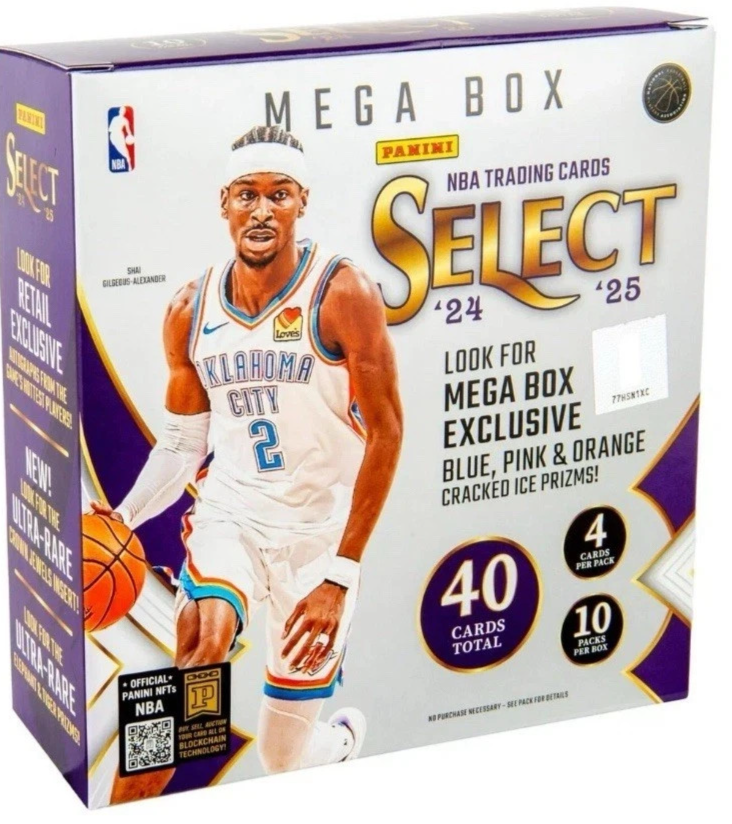 2024-25 Panini Select NBA Mega Box BRAND NEW FACTORY SEALED | eBay