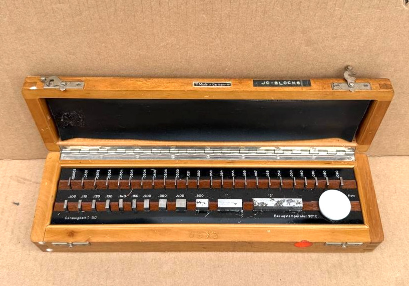 Rutland Jo Blocks 9573 from 0.05005 to 2 Inches