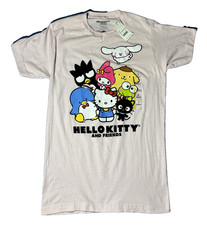 Sanrio Hello Kitty Friends T Shirt Pink Womans Size Small NWT Graphic Tee