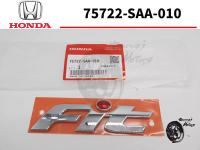 Honda Original 07-08 Fit Rear Emblem Badge Red Dot New JDM GD1 GD2 GD3 2007 OEM