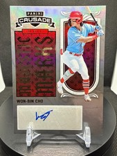 Won-Bin Cho 2025 Panini Crusade #7 Majestic Marks Silver /99 Auto
