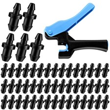 Honoson 51 Pcs Drip Irrigation Hole Punch Tool Set, Black