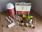 Vintage Fisher Price Little People Play Family Farm Barn Silo Farmer Animal LOT