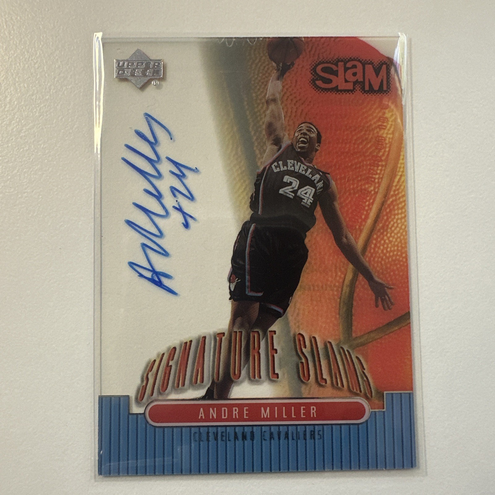 2000-01 Upper Deck Slam Signature Slams Andre Miller #AM Auto