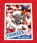 DON MATTINGLY YANKEES 2012 TOPPS ARCHIVES SP #201 (B2)
