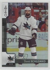 2017-18 O-Pee-Chee Black Rainbow Foil 99/100 David Schlemko #218 0q3