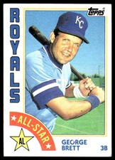 George Brett 1984 Topps #399 Royals Insert ? Parallel ? SEE SCAN! FREE SHIPPING