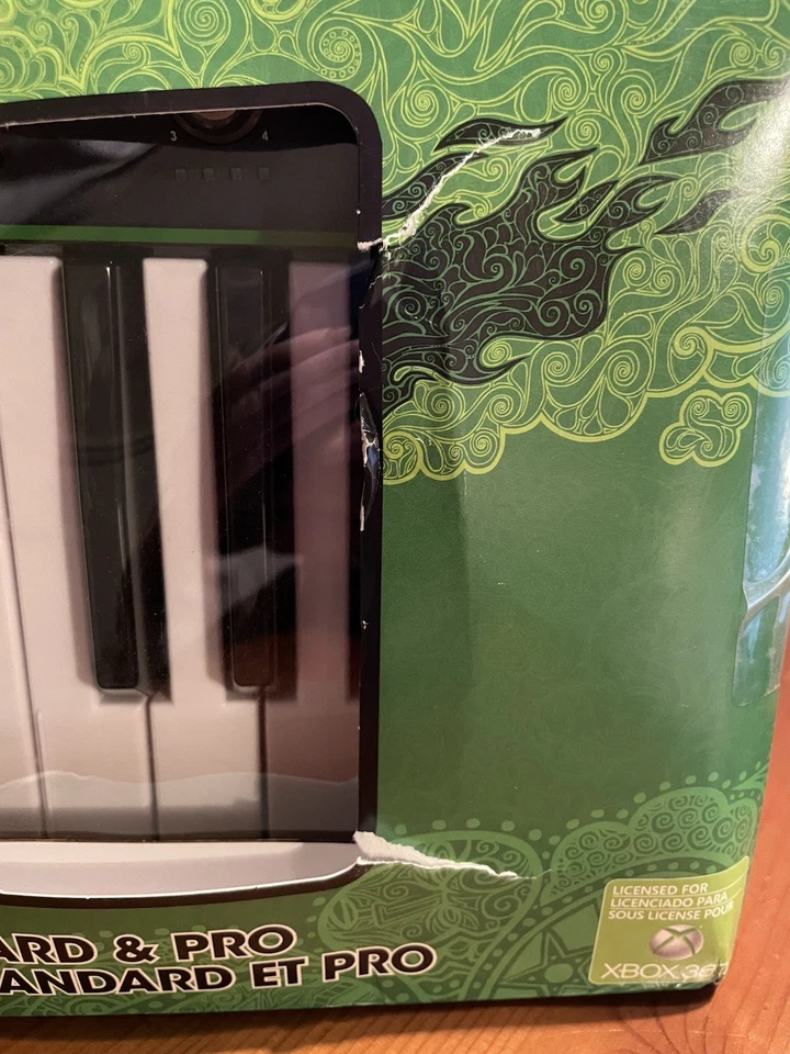 XBox 360 Wireless Keyboard Controller Rockband 3 2010 Mad Catz incl Game NEW - Image 4 of 4