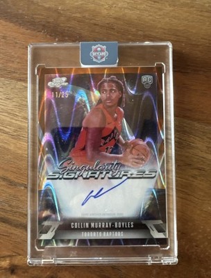 Collin Murray-Boyles Topps Cosmic Chrome 2026 Orange Galactic Singularity /25