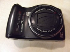 Canon Powershot SX100 IS 8.0MP 10x Zoom Digital Camera Black..+ bag MORE BELOW.