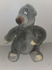 Jungle Book Baloo Plush Stuffed Bear 15" Gray Walt Disney Co
