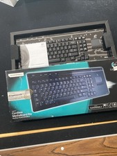 Logitech Cordless MediaBoard Pro Keyboard Bluetooth for PlayStation 3 PS3, New
