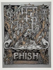 Phish Poster Official NYE Madison Square MSG NYC 2016 Silkscreen #’d Welker Show