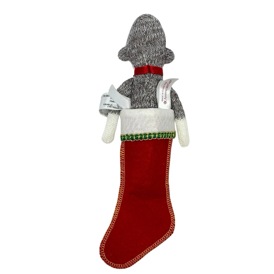 Kit American Girl Kit Kittredge Meias de Natal Macaco Aposentado RARO - Imagem 4 de 4