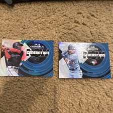 Topps Generation MLB Trading Card Lot of 2 - Jazz Chisholm Jr Bo Bichette GN