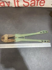 Vintage Armstrong 12” BOLT CUTTERS w 1/4" BOLT  CAPACITY No. 9510A