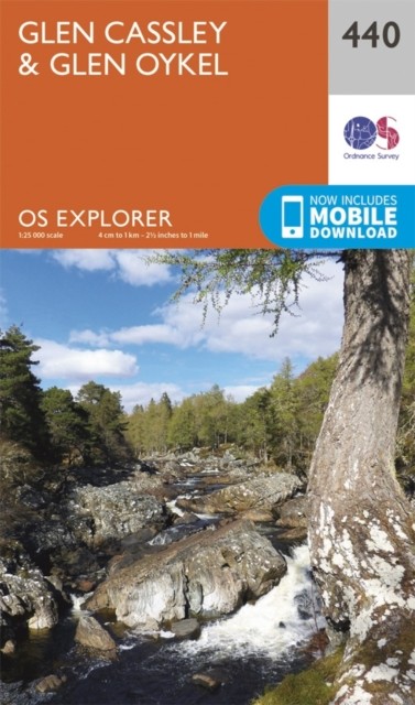 OS Explorer Map (440) Glen Cassley and Glen by Ordnance Survey (Map 2015) - Image 4