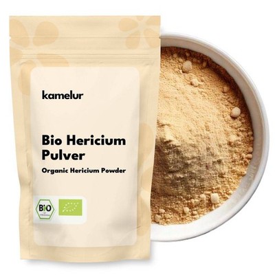(103,96 EUR/kg) Bio Pilzpulver Hericium 250g, ohne Zusätze BIO Hericium Pilz