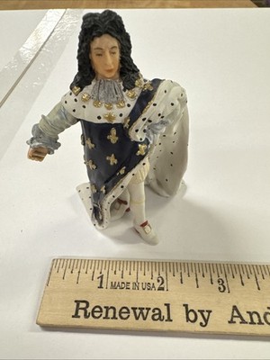 Papo King Louis XIV Collectible Figurine Vintage 2001 As-Is 39711 PVC Historical