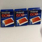 Lot Of 3 Polaroid 600 Platinum Instant Film 10 Pack Expired 02/02 Rare Camera