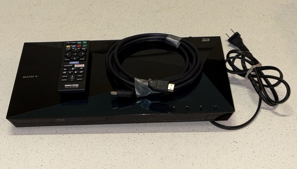 Sony BDP S5100 Blu-Ray 3D DVD Player 1080P WiFi HDMI USB Streaming