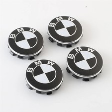 4X BMW Wheel Hub Caps Fit 1 3 7 Series X5 X6 M3 Z4 E36 E46 Standard Size 68MM