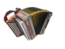 Armonica Stiria G C F B compresa di valigetta e cinghia nuova usata buone condizioni