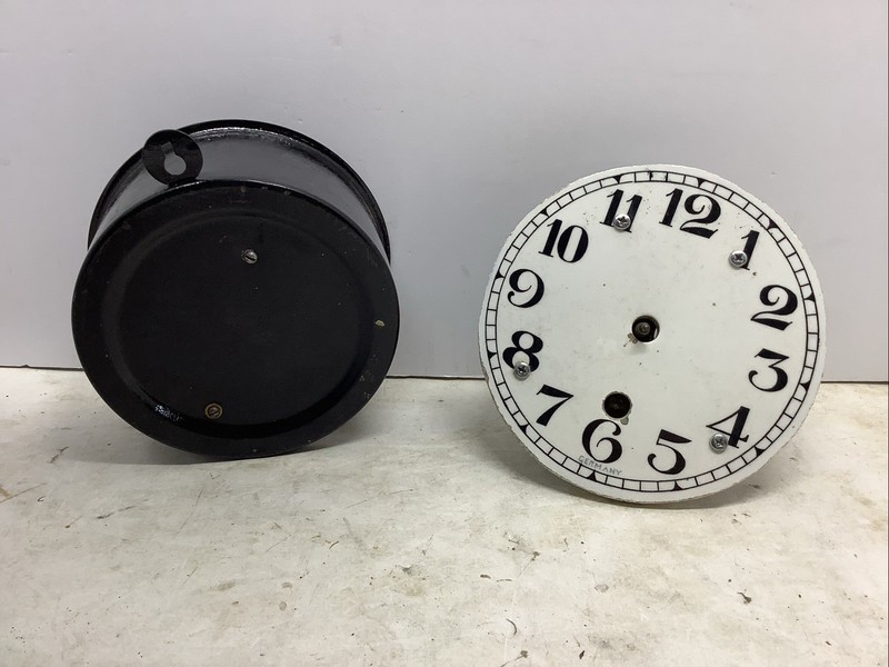 Vintage Schlenker Sohve Clock - Parts - Schwenningen Germany 