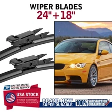Windshield Wiper Blades 24"+18" Front Replacement For BMW 428i 430i 435i 440i