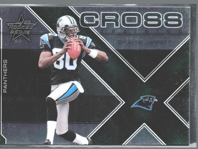 2007 Leaf Rookies & Stars - Cross Training Dwayne Jarrett #CT-3 Green RC /100