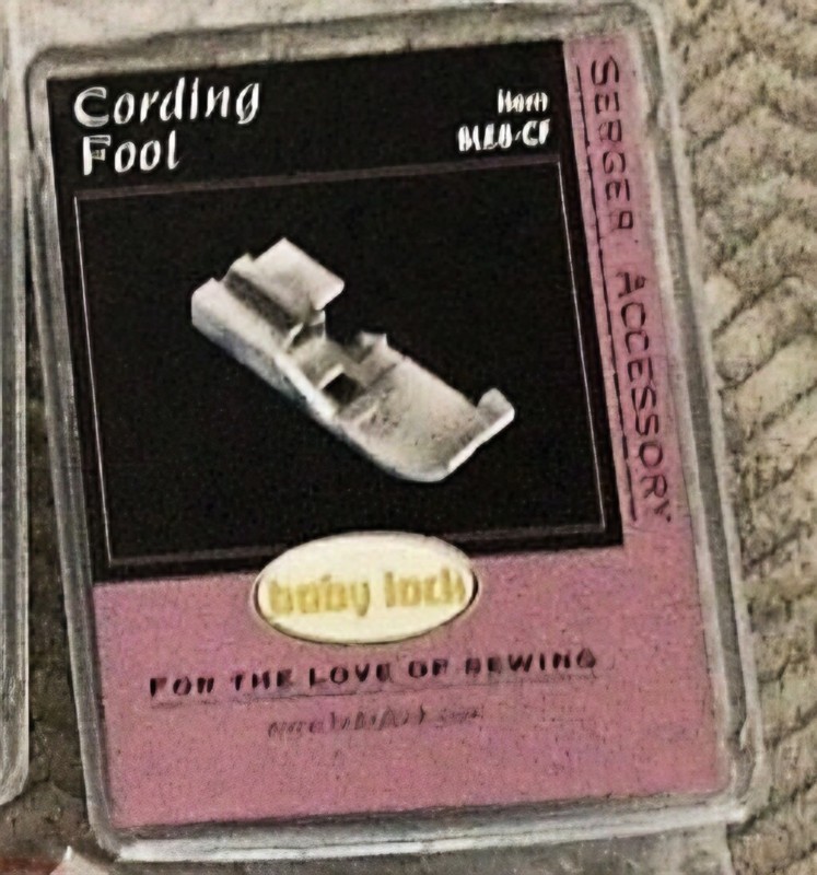 Baby Lock Cording Foot 5mm Serger Accessory   BLE8-CF 