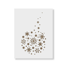 Snowflake Ornament Stencil - Durable  Reusable Mylar Stencils