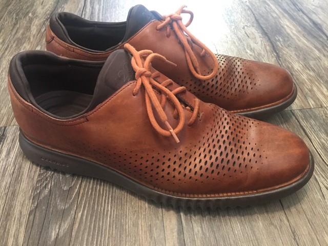 Cole Haan Men's 2.Zerogrand Laser Wing Oxford, British tan/Java US 12 | eBay