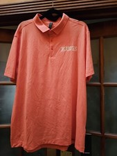 NWT Lululemon Men's Evolution Short Sleeve Polo Shirt Orange XXL Atlanta Hawks