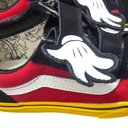 Vans x Disney RARO Mickey Mouse Abrazo Vieja Escuela Tenis NUEVAS Niños Pequeños 12 - Imagen 9 de 13