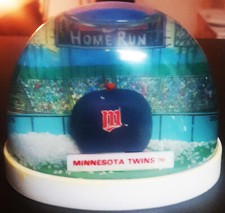 MLB MINNESOTA TWINS DOME SNOW DOME SNOW GLOBE Fully Licensed